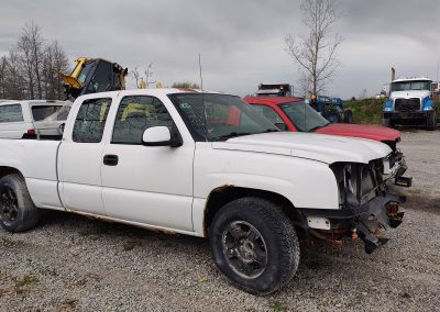 white pickup truck