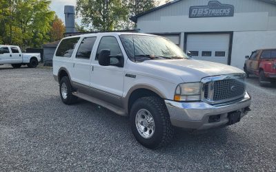 2002 Ford Excursion 7.3L, 4×4, WESTERN TRUCK!!!